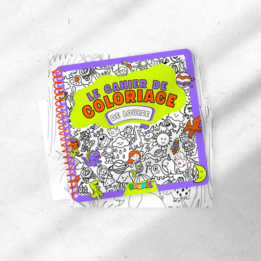 Le cahier de coloriage